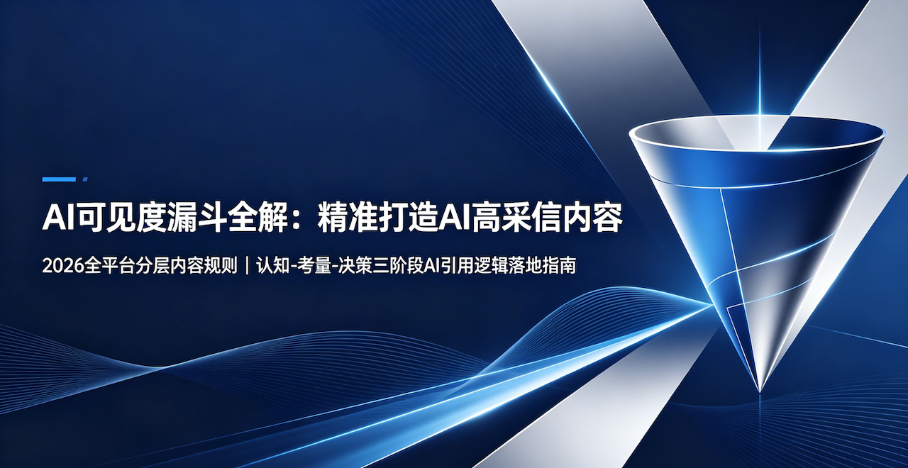 AI 可见度（AIVO）漏斗全解：不同平台、转化阶段的高采信内容打造指南